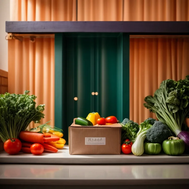 畑で育つ新鮮な野菜